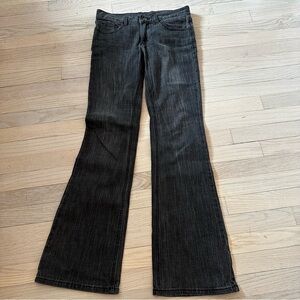 Brandy melville brielle boot cut jeans black/gray